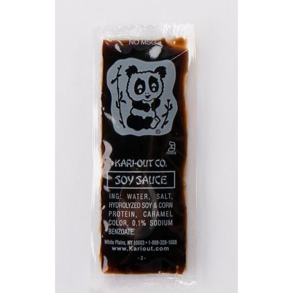 Kari-Out Soy Sauce, 9 g Packet, 450/Carton, 450PK - 0000001