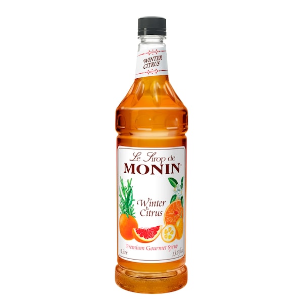 Monin Monin Winter Citrus Syrup 1 Liter Bottle, PK4 - M-FR267F