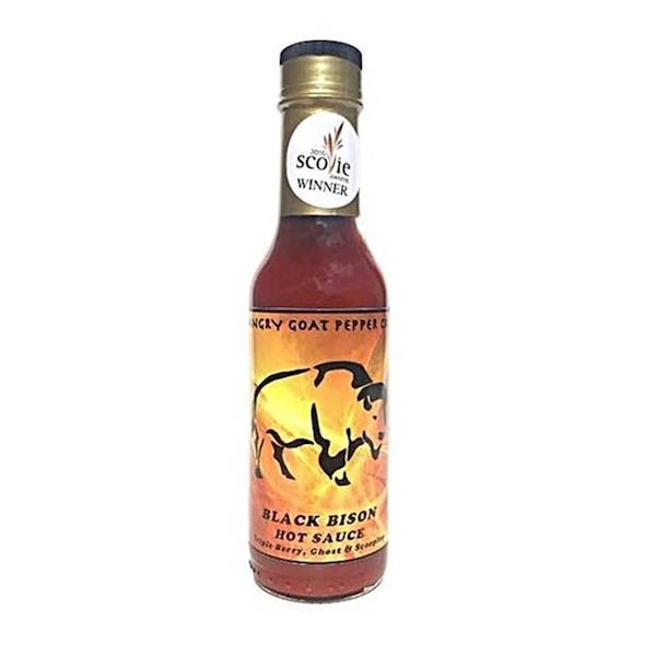 Angry Goat Angry Goat Pepper Co. Black Bison Hot Sauce 5 oz - AGPCBB