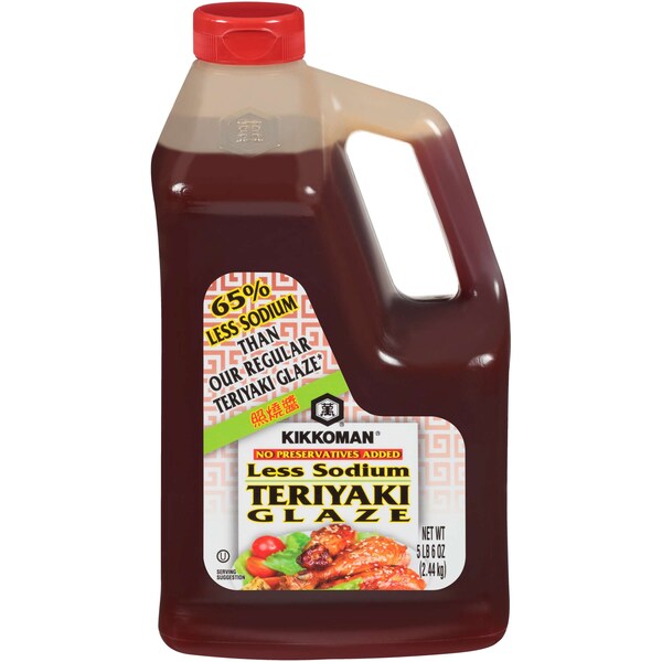 Kikkoman Kikkoman Low Sodium Preservative Free Teriyaki Glaze 5lbs, PK6 - 01657