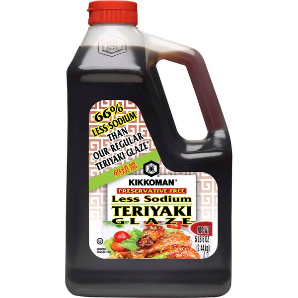 Kikkoman Kikkoman Low Sodium Preservative Free Teriyaki Glaze 5lbs, PK6 - 01657