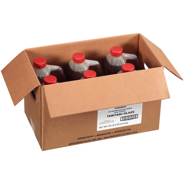 Kikkoman Kikkoman Low Sodium Preservative Free Teriyaki Glaze 5lbs, PK6 - 01657