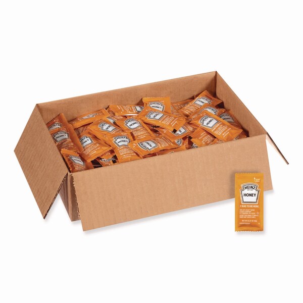 Heinz Single Serve Honey, 0.31 oz Individually Wrapped, 200PK - 055254