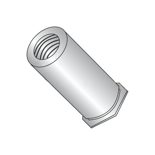 Newport Fasteners Round Standoffs, #6-32 Thrd Sz, 7/16 in Bd L, Stainless Steel; 18-8 Plain, 1000 PK - 107494
