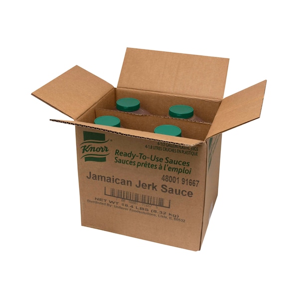 Knorr Knorr Kosher Ready-To-Use Jamaican Jerk Sauce 0.5 gal. Jug, PK4 - 4800191667