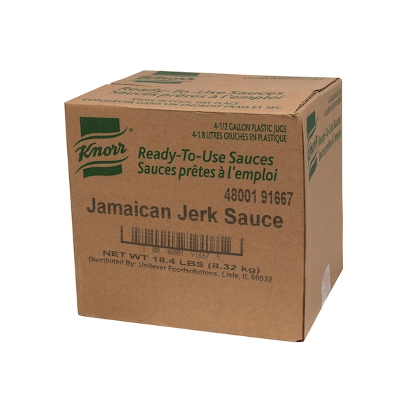 Knorr Knorr Kosher Ready-To-Use Jamaican Jerk Sauce 0.5 gal. Jug, PK4 - 4800191667