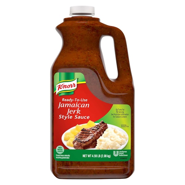 Knorr Knorr Kosher Ready-To-Use Jamaican Jerk Sauce 0.5 gal. Jug, PK4 - 4800191667