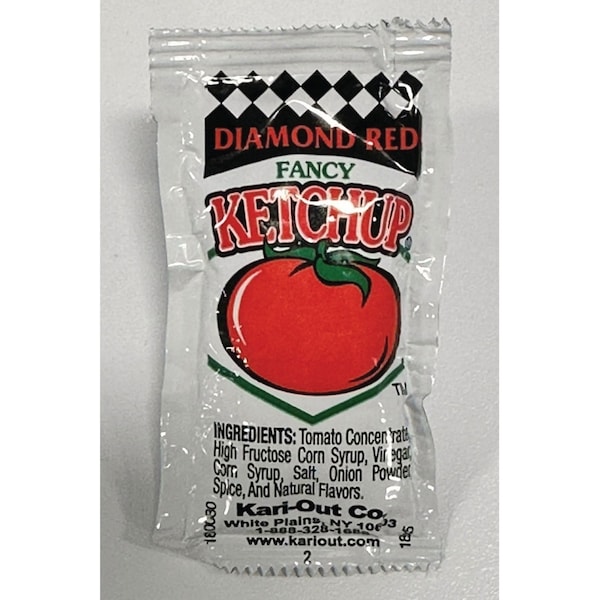 Kari-Out Sauce, Ketchup, 8 g Packet, 1000PK - 1810080