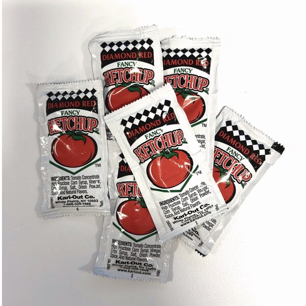 Kari-Out Sauce, Ketchup, 8 g Packet, 1000PK - 1810080