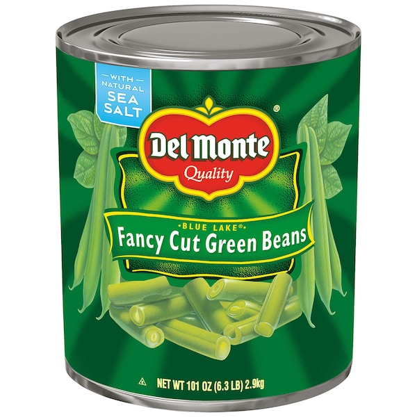 Del Monte Del Monte Fancy Cut Green Beans 101 oz., PK6 - 2001562