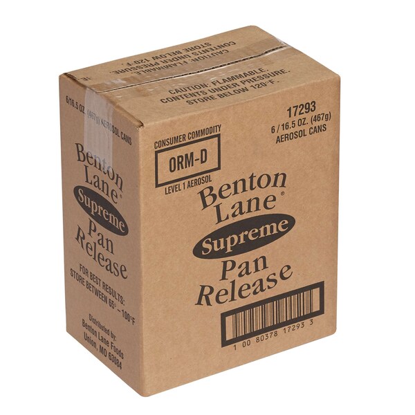 Benton Lane Benton Lane Supreme Pan Release 16.5 oz. Aerosol, PK6 - 17293