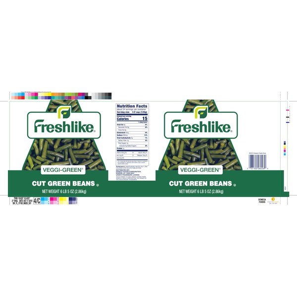 Freshlike Green Bean Fresh Like Veggi Green 101 oz., PK6 - F003710006026