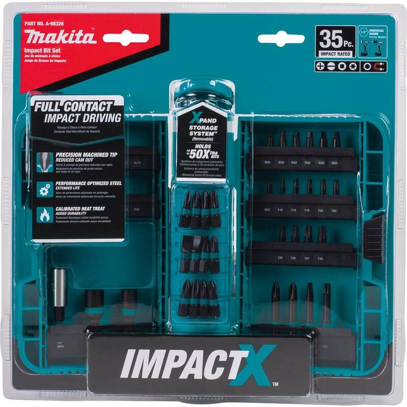 Set de puntas para destornillador de impacto Makita (35 piezas) - A-98326