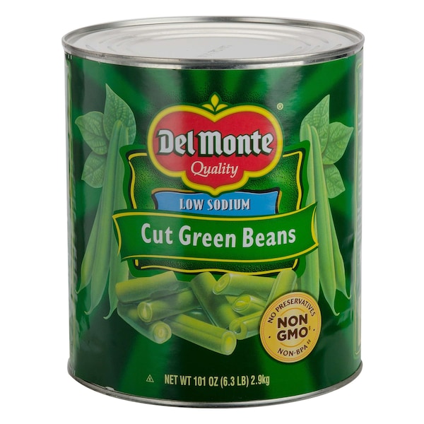 Del Monte Del Monte Cut Blue Lake Green Bean #10 Can, PK6 - 2004501