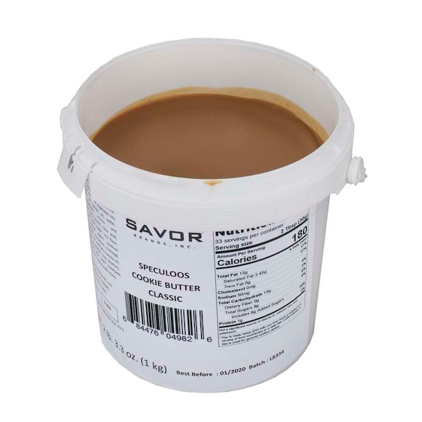 Savor Imports Savor Imports Classic Speculoos Cookie Butter 2.2lbs, PK6 - 652708