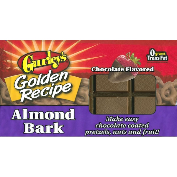 Gurleys Chocolate Almond Bark 20 oz., PK12 - 84414