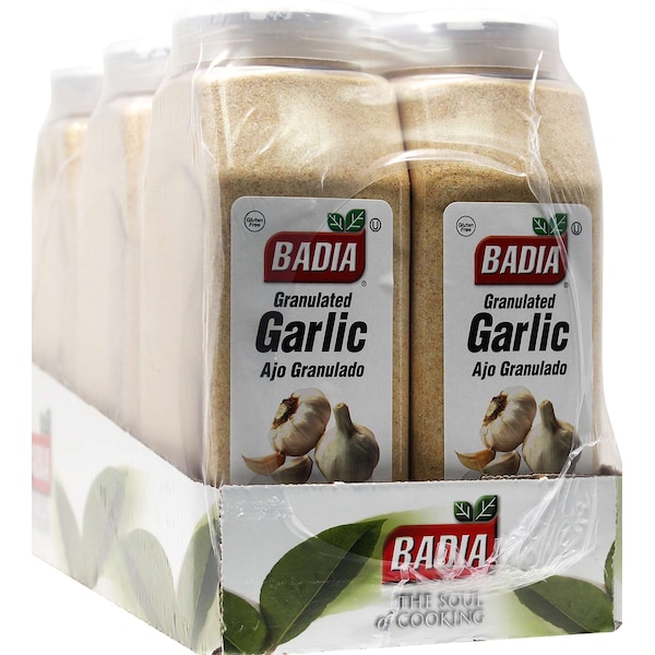 Badia Badia Garlic Granulated 1.5lbs Bottle, PK6 - 90524