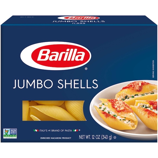 Barilla Barilla Jumbo Shells 12 oz. Box, PK12 - 1000478333
