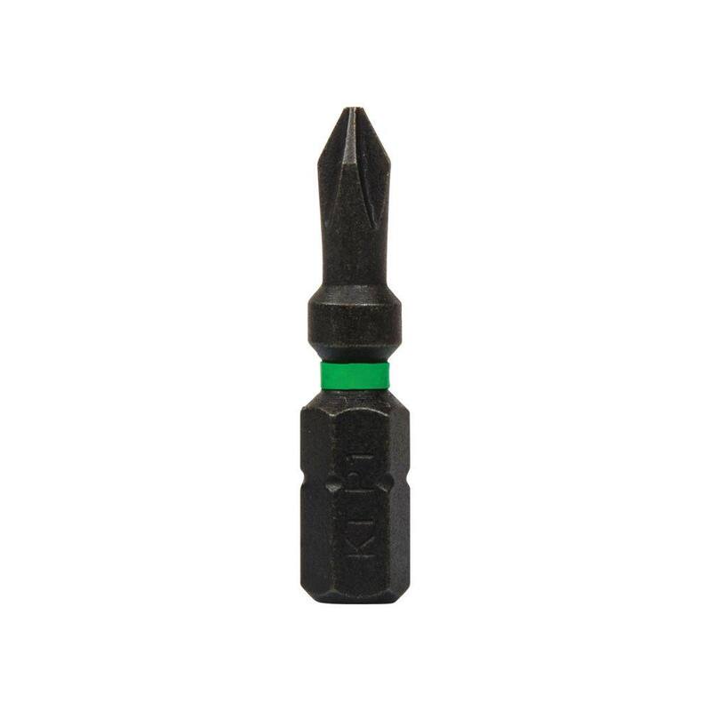Juego de puntas de broca de impacto profesional de acero S2 surtido de Klein Tools (7 piezas) - 32796