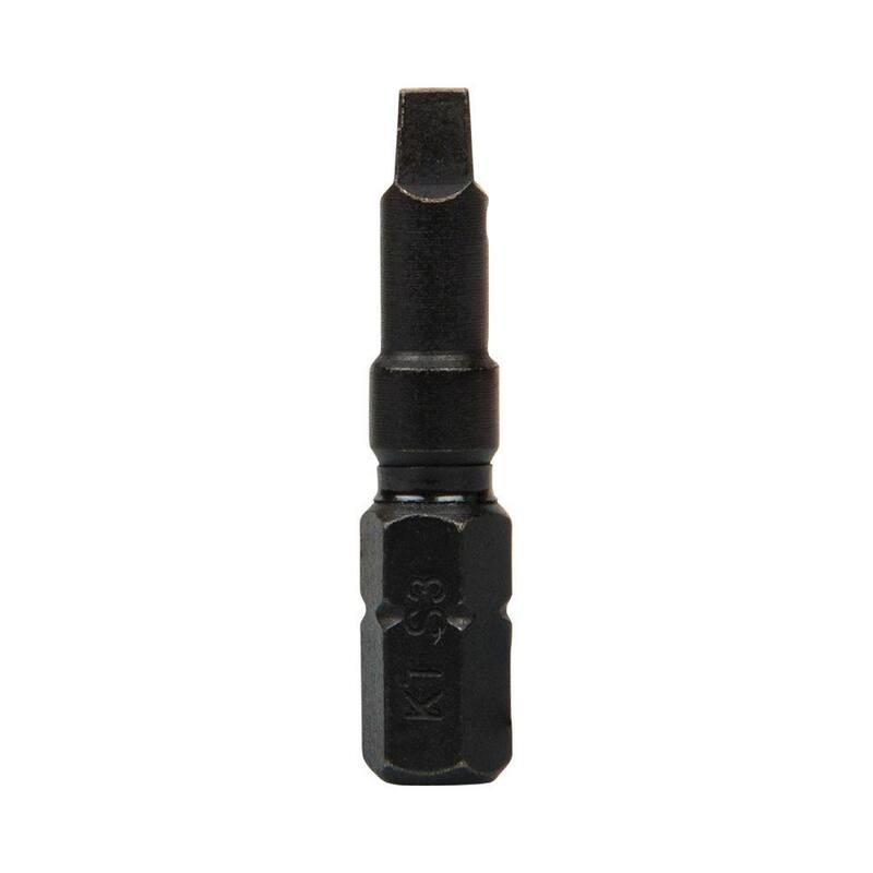 Juego de puntas de broca de impacto profesional de acero S2 surtido de Klein Tools (7 piezas) - 32796