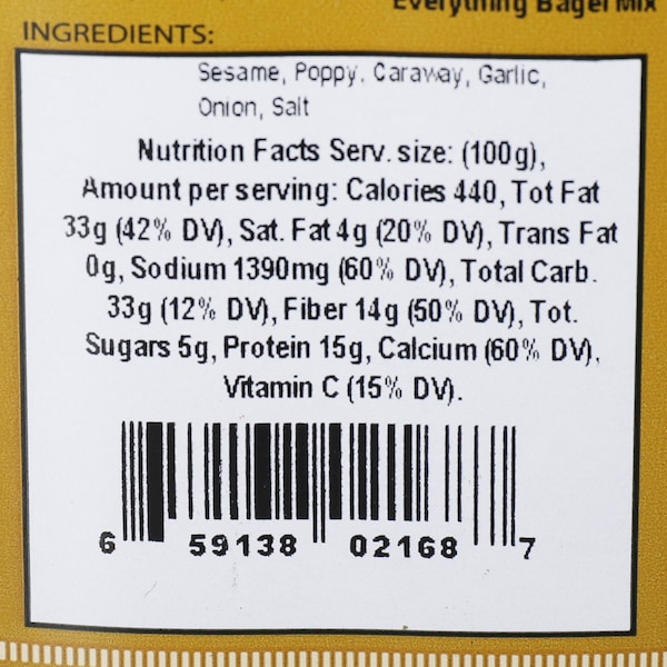 Savor Imports Everything Bagel Mix 16 oz., PK6 - 659138021687