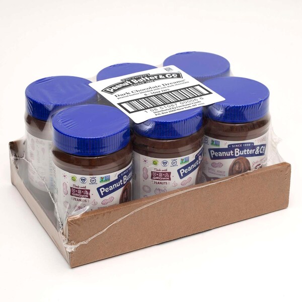 Peanut Butter & Co Peanut Butter & Co. Dark Chocolate Dreams Peanut Butter 16 oz., PK6 - 17010006