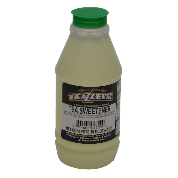 Teazzers Sweetener Liquid 16 oz., PK24 - SWT-TZ-16-BT02
