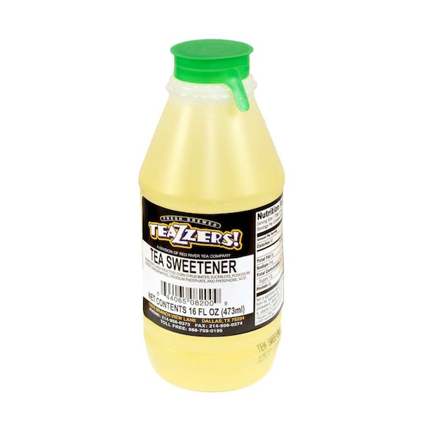 Teazzers Sweetener Liquid 16 oz., PK24 - SWT-TZ-16-BT02