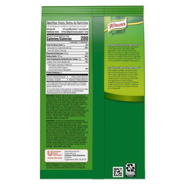 Knorr Knorr Soup Du Jour Macaroni And Cheese Mix 28.8 oz., PK4 - 84126693