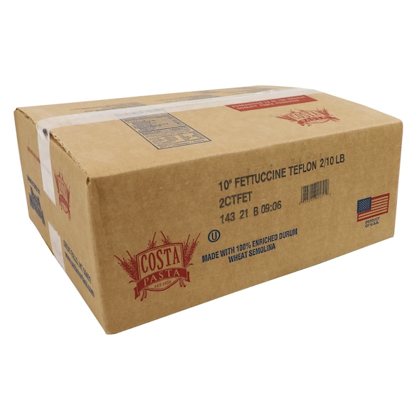 Costa Costa Fettuccine Pasta 10lbs, PK2 - 2CTFET