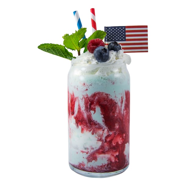 Monin Monin Blue Cotton Candy Syrup 1 Liter Bottle, PK4 - M-FR092F