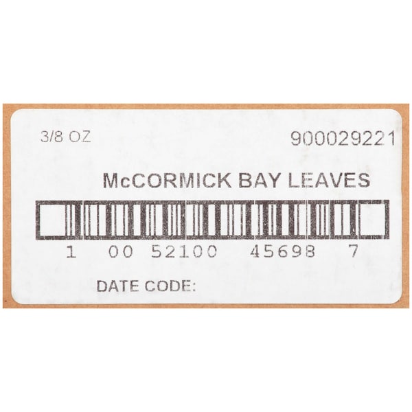 Mccormick McCormick Bay Leaves Whole 8 oz. Container, PK3 - 900029221