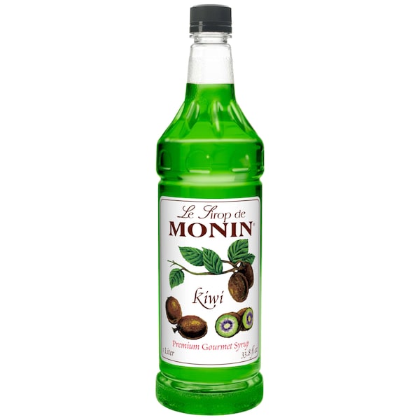Monin Monin Kiwi Syrup 1 Liter Bottle, PK4 - M-FR027F