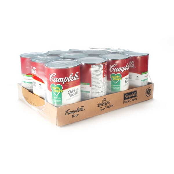 Campbells Condensed Soup Healthy Request Chicken Noodle Soup 50 oz., PK12 - 000004142