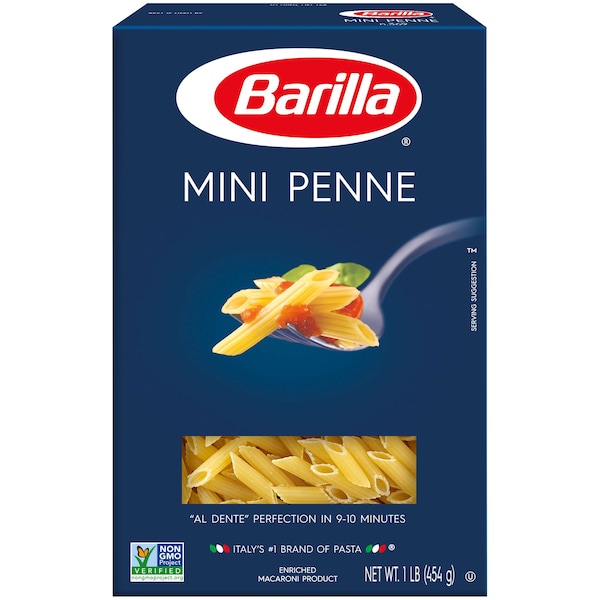 Barilla Barilla Mini Penne Pasta 16 oz., PK12 - 1000010540