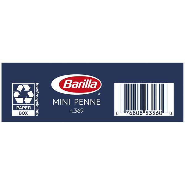 Barilla Barilla Mini Penne Pasta 16 oz., PK12 - 1000010540