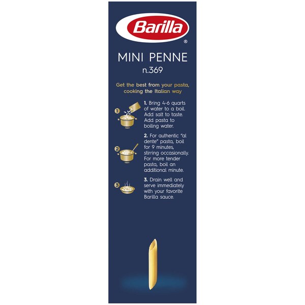 Barilla Barilla Mini Penne Pasta 16 oz., PK12 - 1000010540