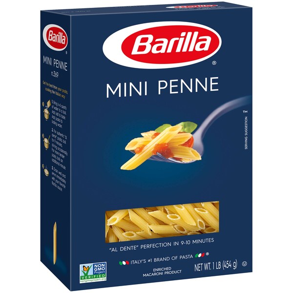 Barilla Barilla Mini Penne Pasta 16 oz., PK12 - 1000010540