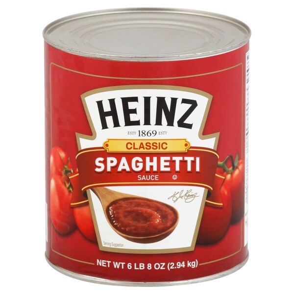 Heinz Heinz Spaghetti Sauce 104 oz. Can, PK6 - 10013000588000