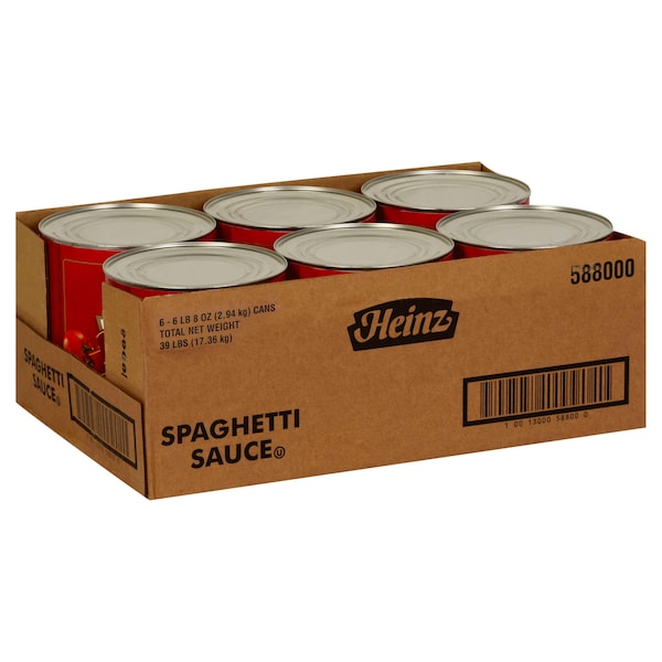 Heinz Heinz Spaghetti Sauce 104 oz. Can, PK6 - 10013000588000