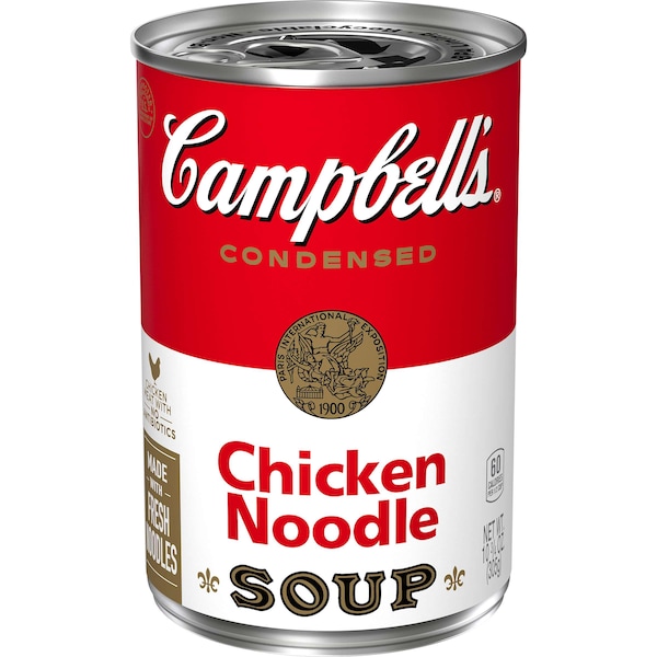 Campbells Condensed Soup Red & White Chicken Noodle Soup 10.5 oz., PK48 - 000001251