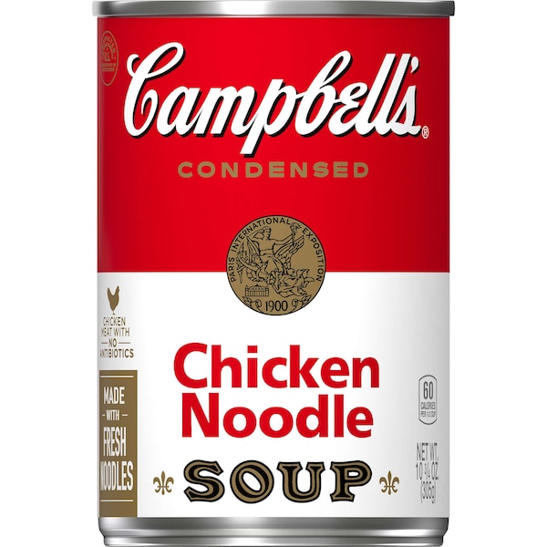Campbells Condensed Soup Red & White Chicken Noodle Soup 10.5 oz., PK48 - 000001251