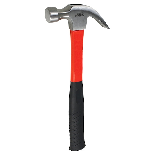 Mighty Maxx Claw Hammer Fiberglass Handle 16oz - 083-10313