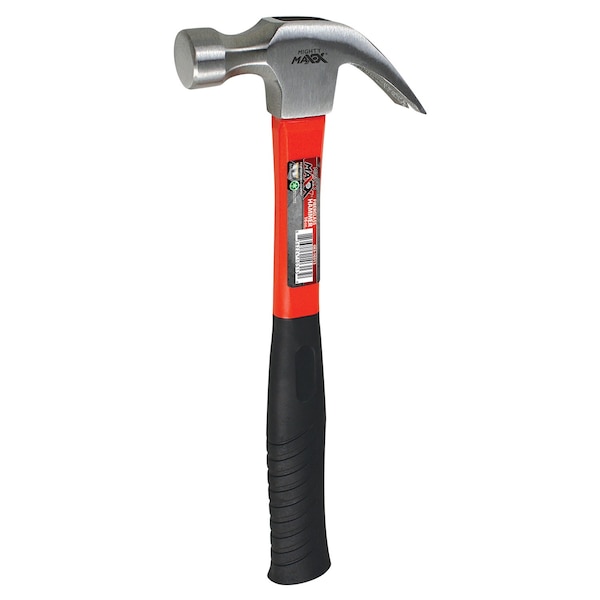 Mighty Maxx Claw Hammer Fiberglass Handle 16oz - 083-10313