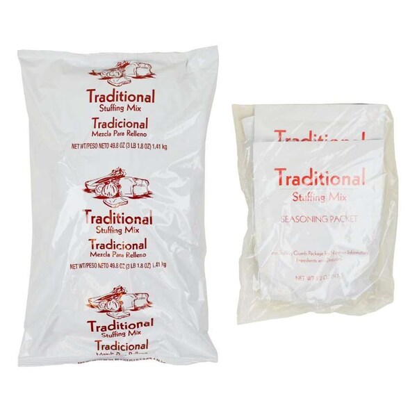 Mrs. Cubbisons Stuffing Traditional Seasoned 55 oz., PK6 - 75685