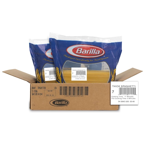 Barilla Barilla Non-GMO Thick Spaghetti 160 oz. Pack, PK2 - 1000354007