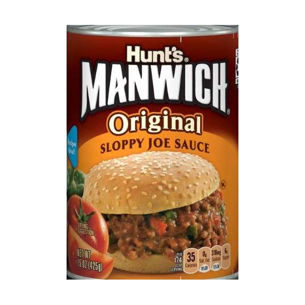 Manwich Manwich Original Sloppy Joe Sauce 15 oz., PK24 - 2700044212