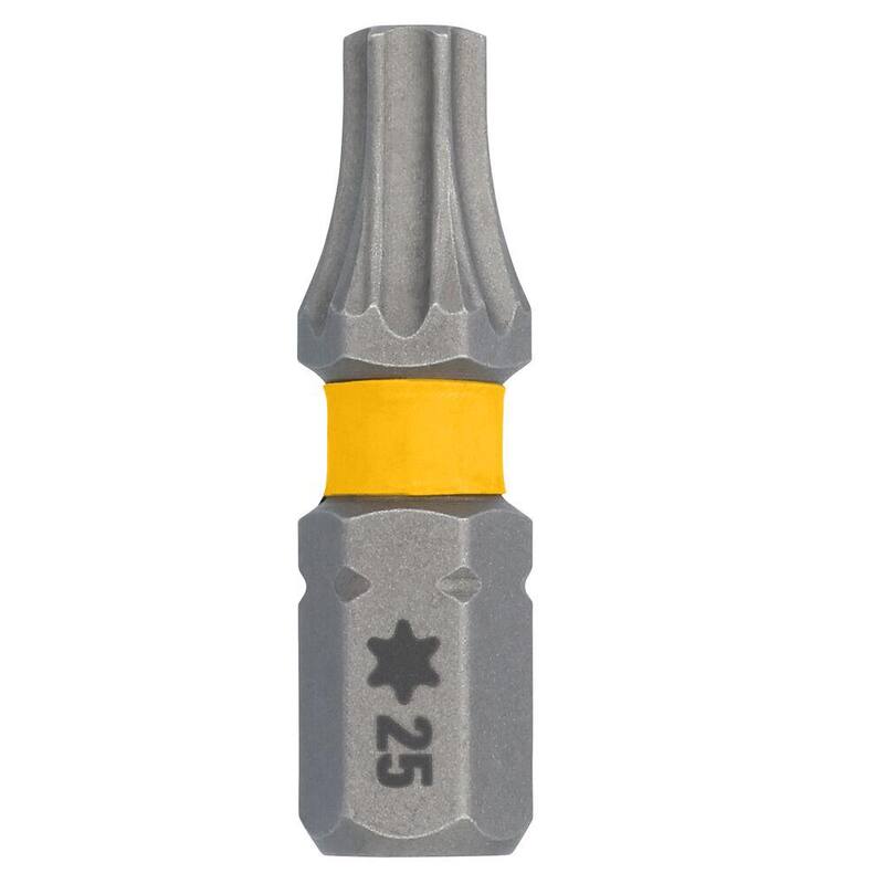 DEWALT MAXFIT ULTRA T25 x 1 pulgada. Puntas de destornillador (paquete de 15 con estuche) - DWA1TX25UMF15