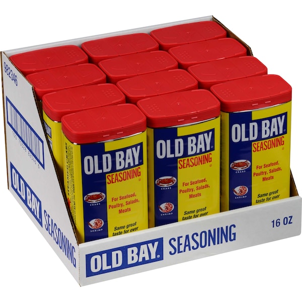 Old Bay Old Bay No MSG Seasoning 16 oz. Bottle, PK12 - 982346