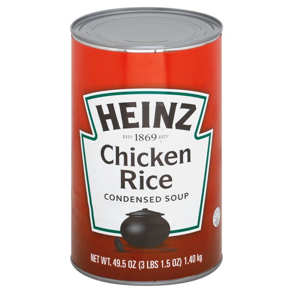 Heinz Heinz Chicken Rice Soup 49.25 oz. Can, PK12 - 10013000432402